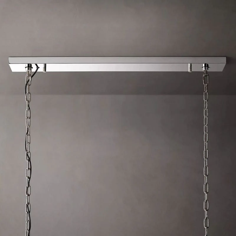Hawsan Calcite Rectangular Chandelier 62" - Image 9
