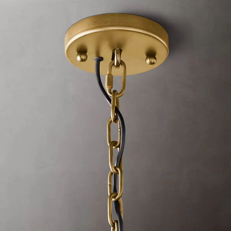 Hawsan Calcite Round Chandelier 31" - Image 6