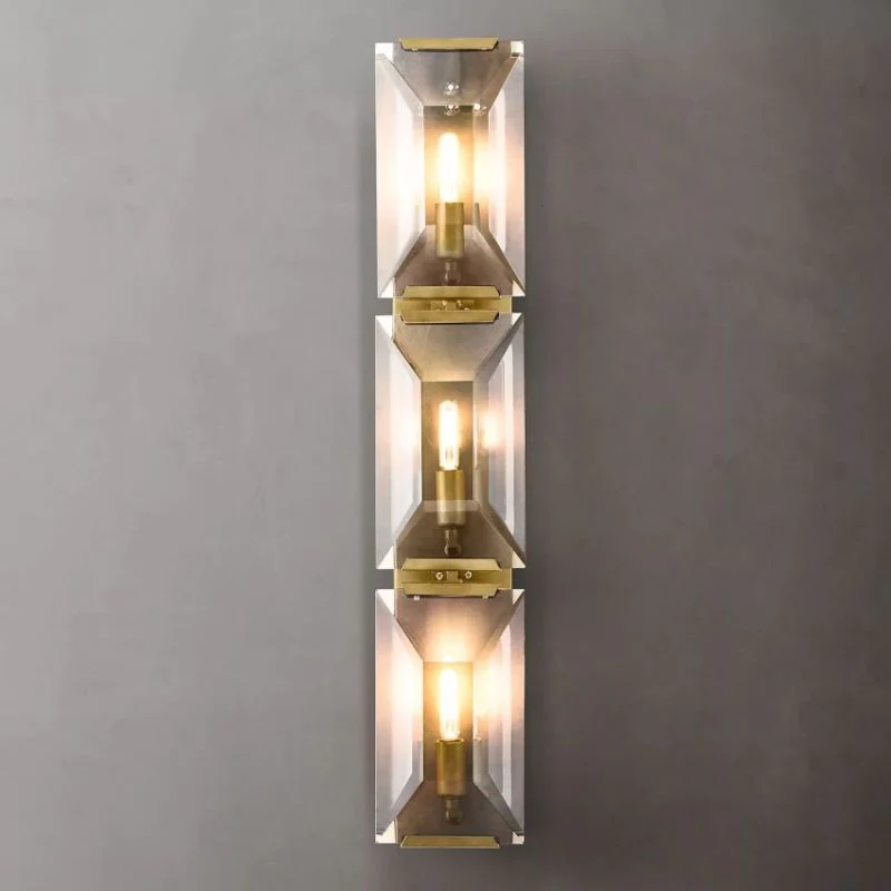 Hawsan Multicurve Crystal Triple Wall Sconce - Image 5