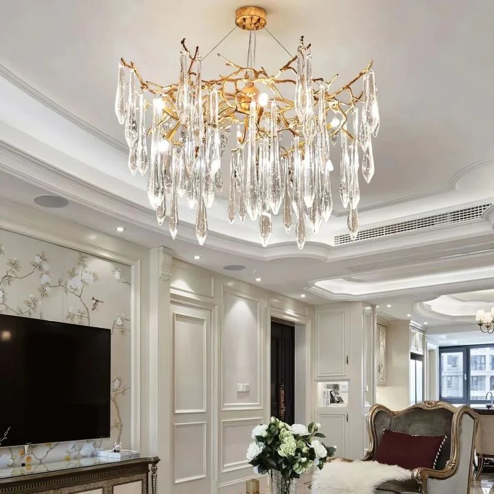 Icicle Crystal Luxury Chandelier - Image 6
