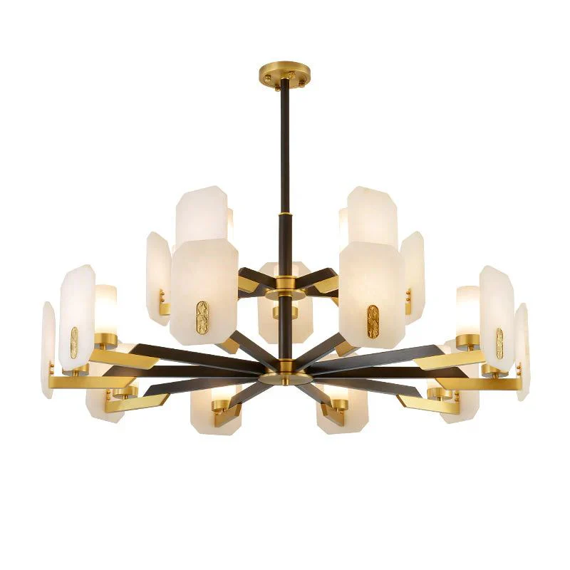 Janina Alabaster Round chandelier - Image 6