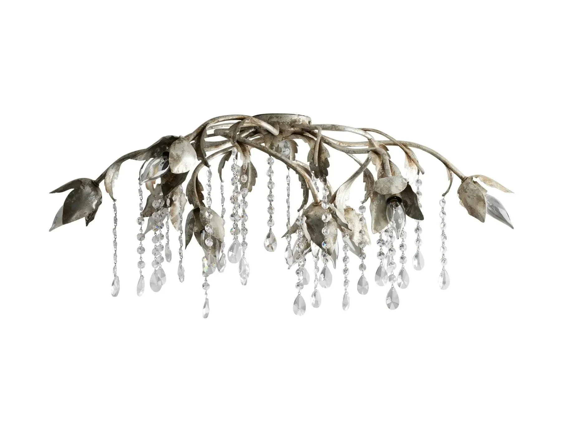 Kaile Crystal Flushmount Ceiling Light 23''D-32‘’D - Image 4