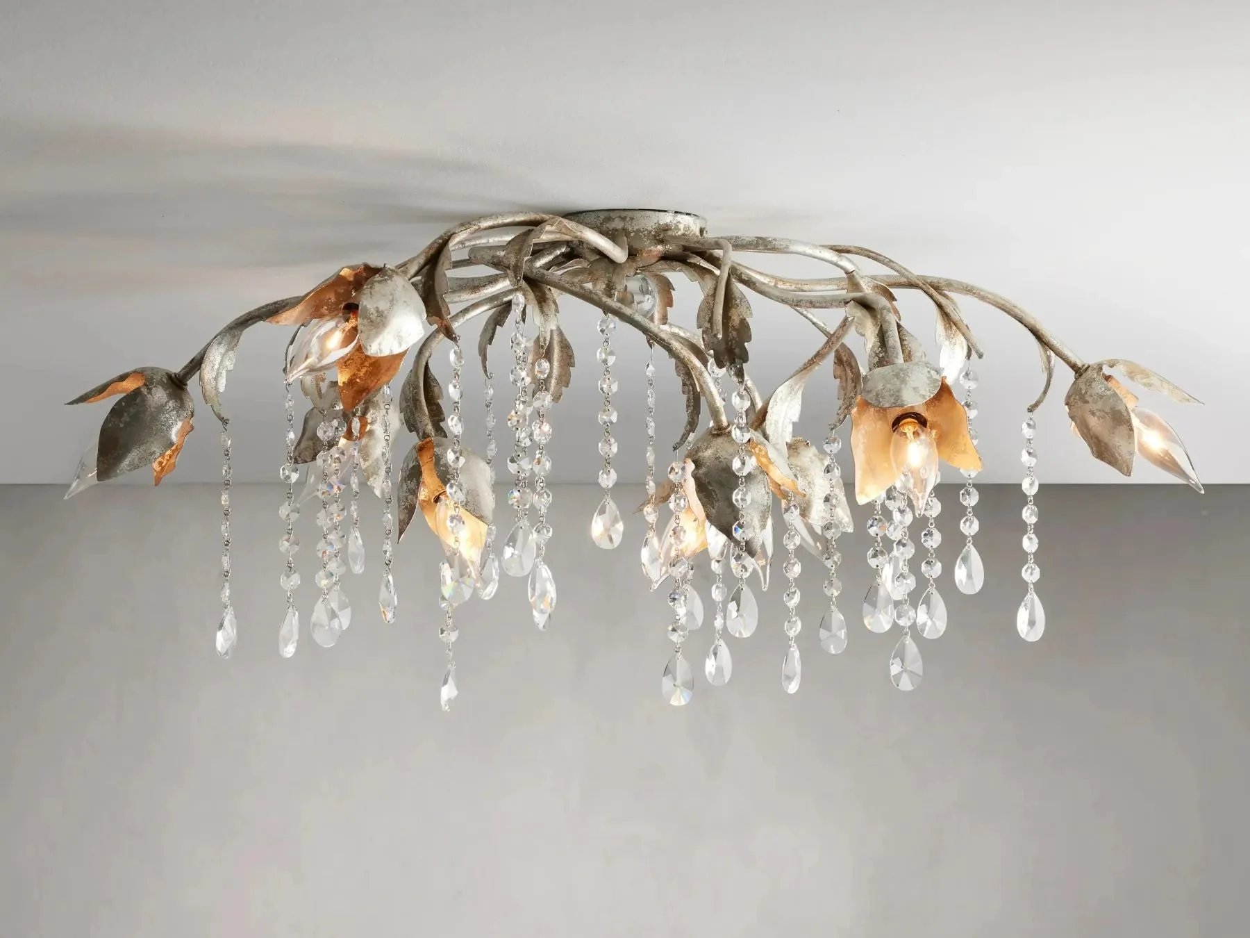 Kaile Crystal Flushmount Ceiling Light 23''D-32‘’D - Image 6