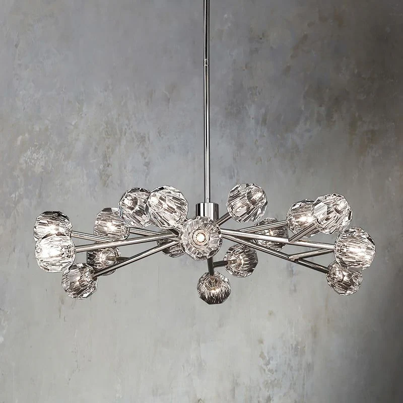 Kalle Clear Crystal Chandelier D48" - Image 5