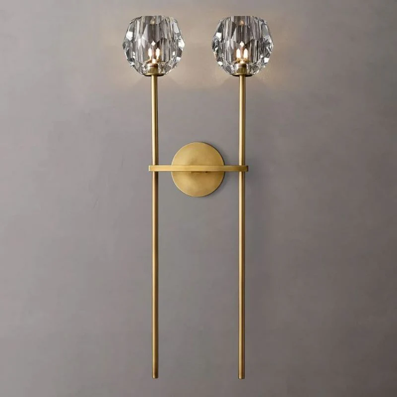 Kalle Clear Crystal Grand Double Sconce 28''H - Image 4