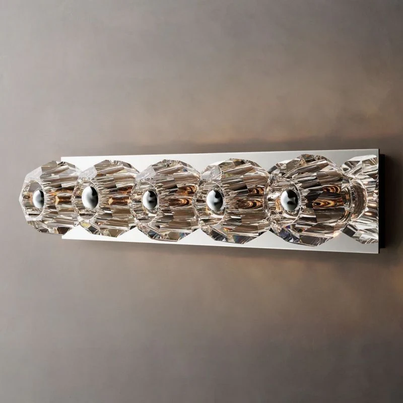 Kalle Clear Glass Linear Wall Sconce 5-lights - Image 12