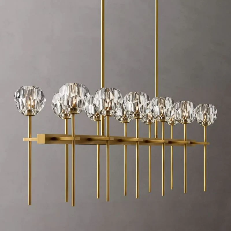 Kalle Cristal Double Linear Chandelier 60"（Clear） - Image 9
