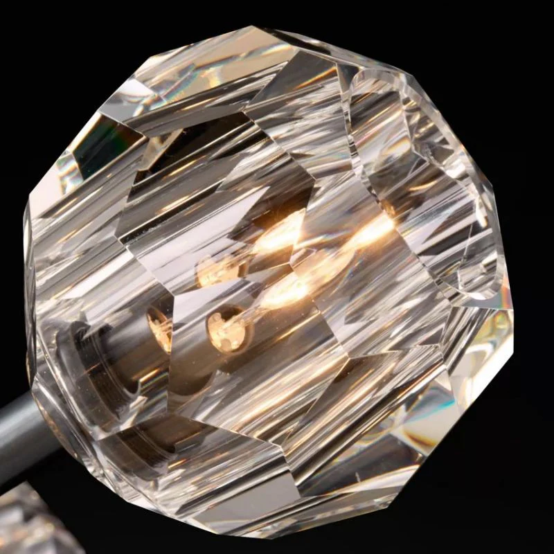 Kalle Cristal Linear Chandelier 60"(Smoke) - Image 13