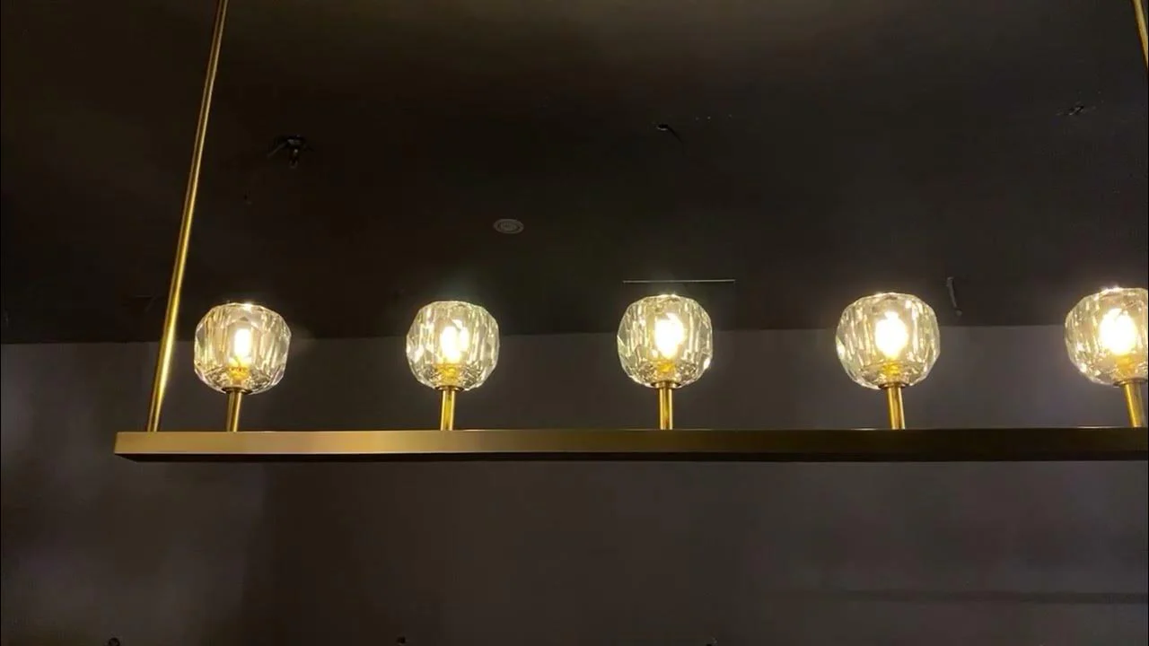 Kalle Cristal Linear Chandelier D48"(Clear) - Image 10