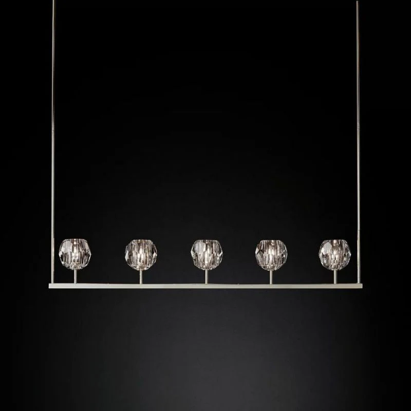 Kalle Cristal Linear Chandelier D48"(Clear) - Image 3