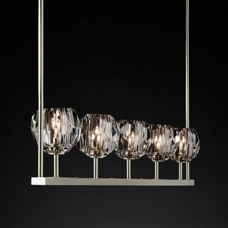 Kalle Cristal Linear Chandelier D48"(Clear) - Image 7