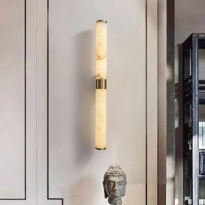 Line Alabaster Wall Sconce - Image 3