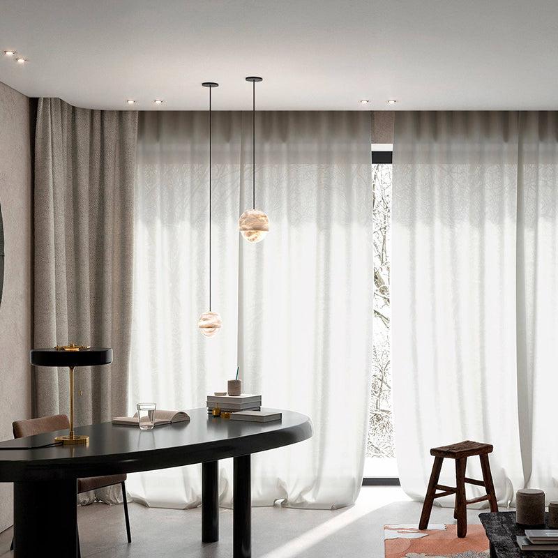 Alabaster Art Nice Pendant Light - Image 4