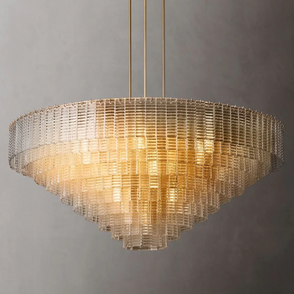 Maisty Glass Round Chandelier - Image 7