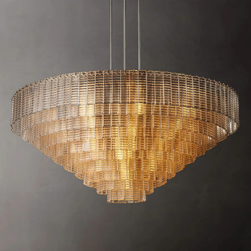 Maisty Glass Round Chandelier - Image 8