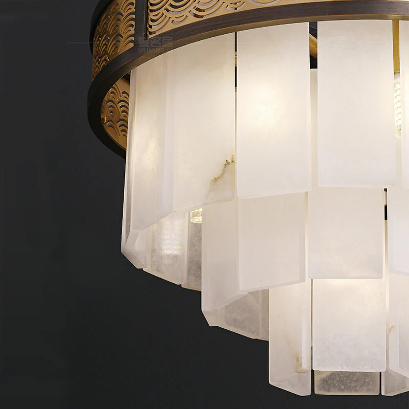 Marble Lorry Multi-layer Classic Chandelier - Image 4