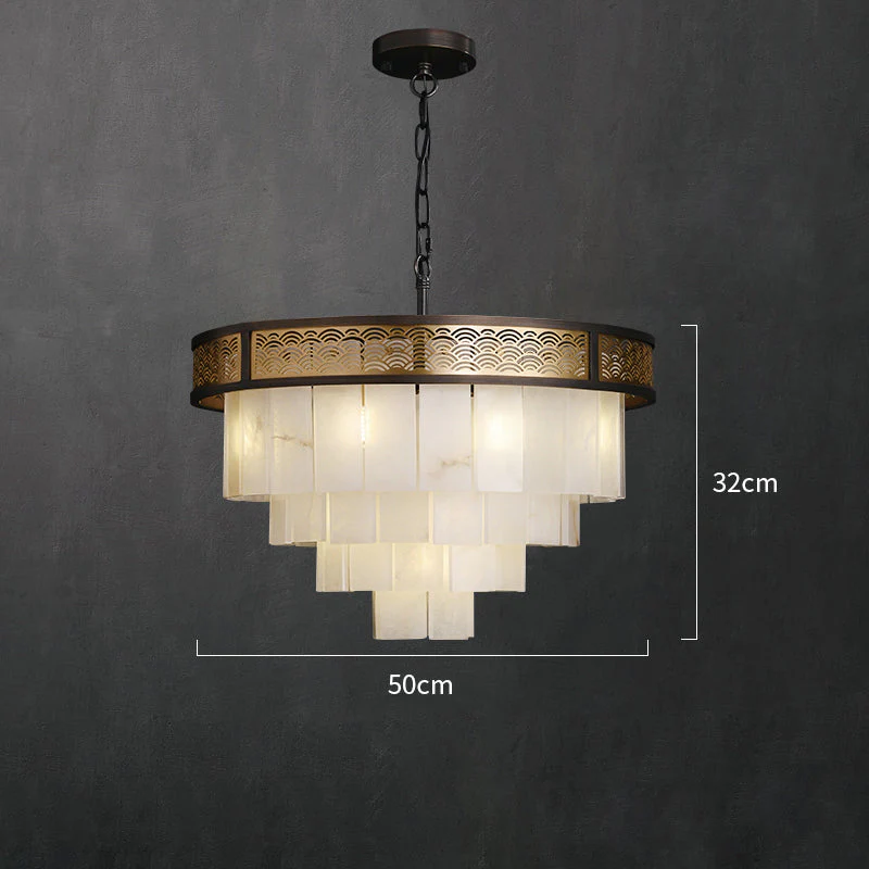 Marble Lorry Multi-layer Classic Chandelier - Image 7