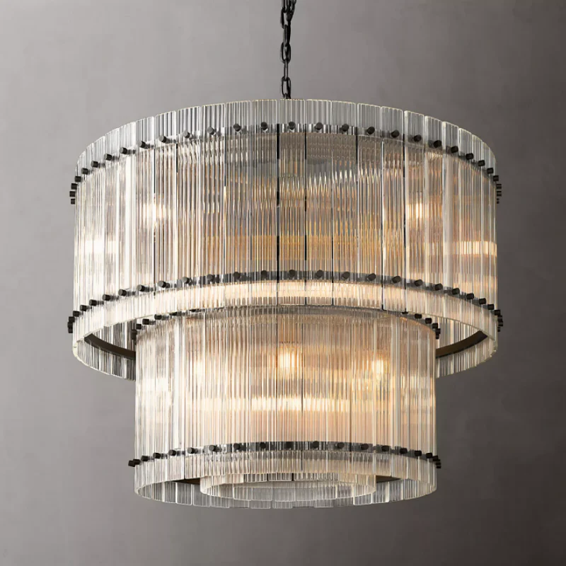 Mearin 2-Tier Round Chandelier 37" - Image 4