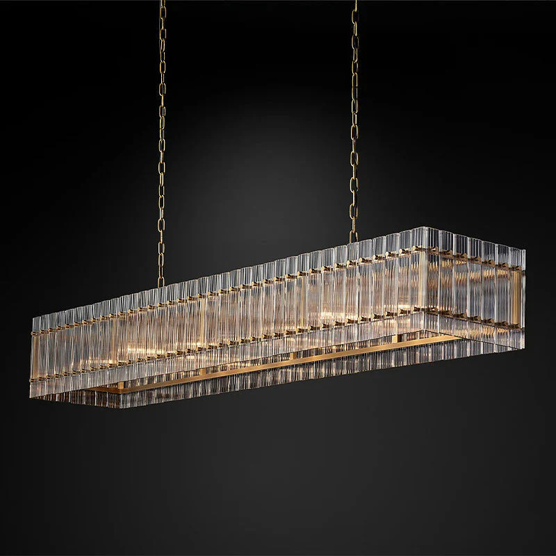 Mearin Rectangle Chandelier 72" - Image 6
