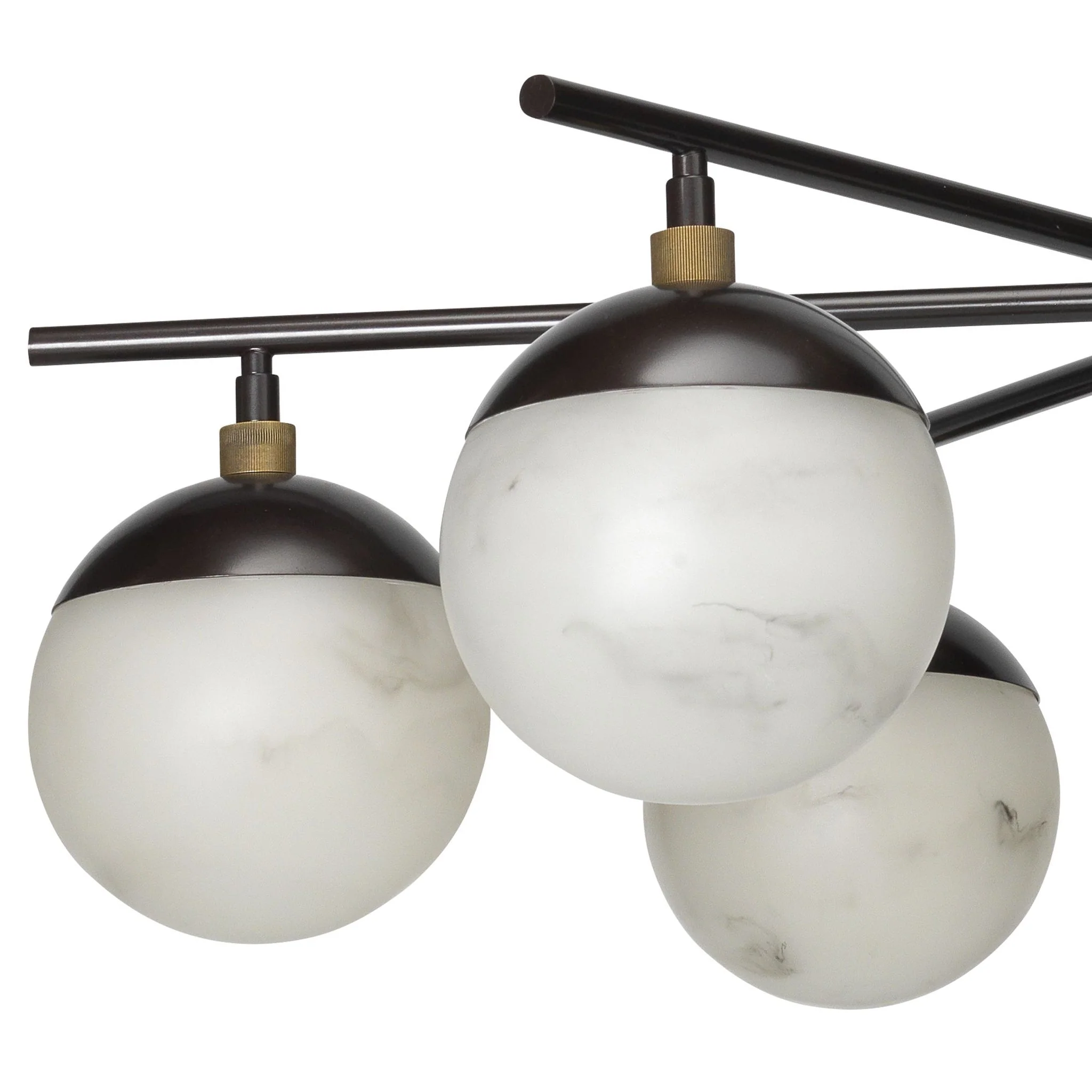 Metro Alabaster 6 Light Chandelier - Image 4