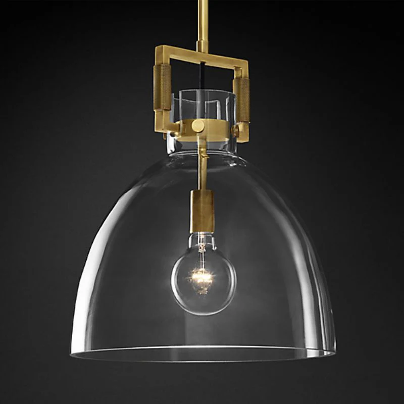 Mirani Glass Cloche Pendant  10″ 14″ 18″ - Image 4