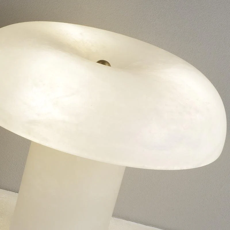 Modern Alabaster Mushroom Table Lamp - Image 5