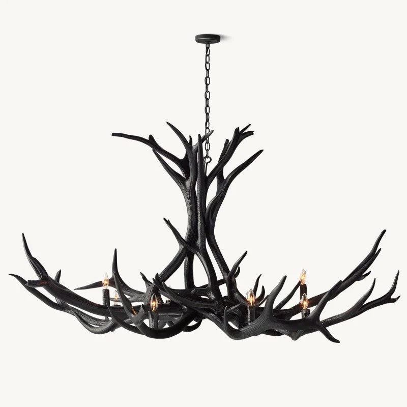 Natural Antler Chandelier 60" - Image 2