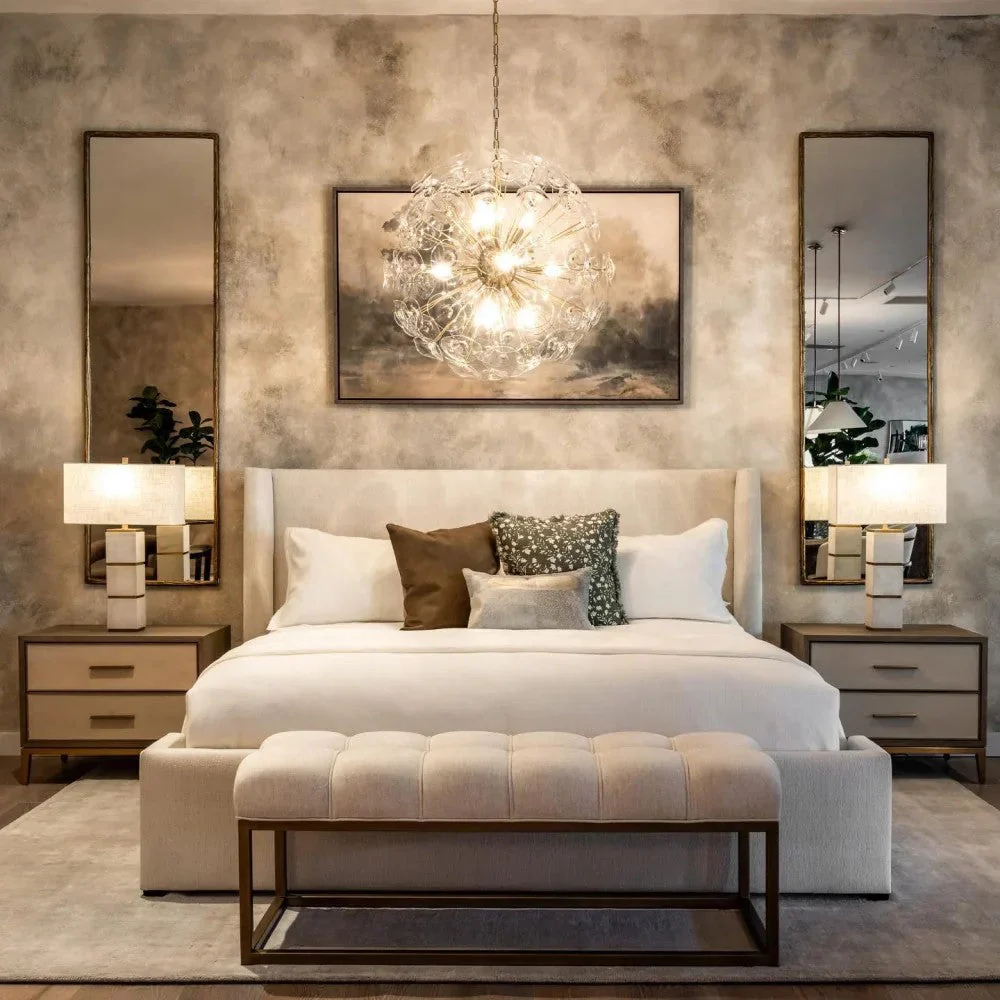 Naxi  Glass Round  Chandelier - Image 6