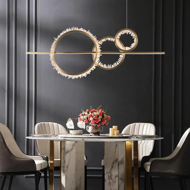 Primary Crystal Cluster Kitchen Island Chandelier - Image 3