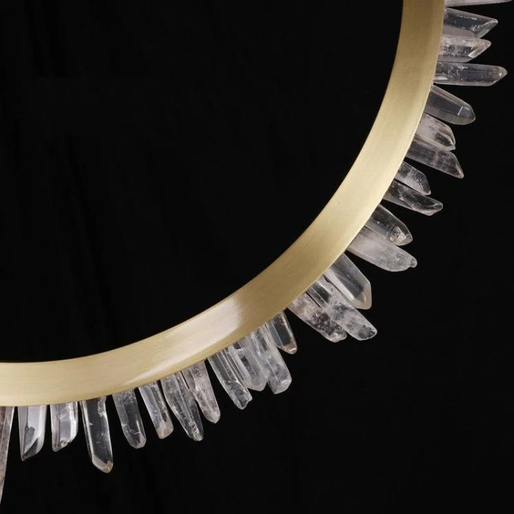 Primary Rock Crystal Ring Chandelier For Living Room - Image 8