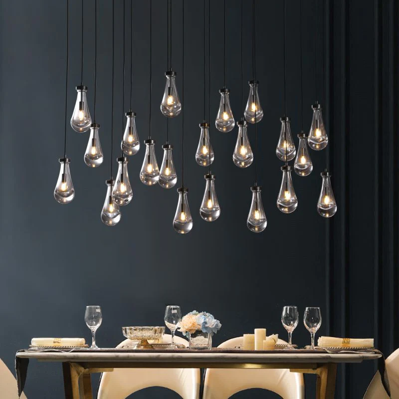 Raindrop Rectangle Chandelier - Image 11