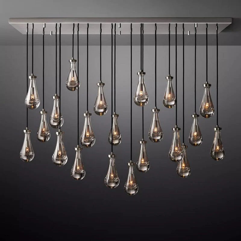 Raindrop Rectangle Chandelier - Image 9