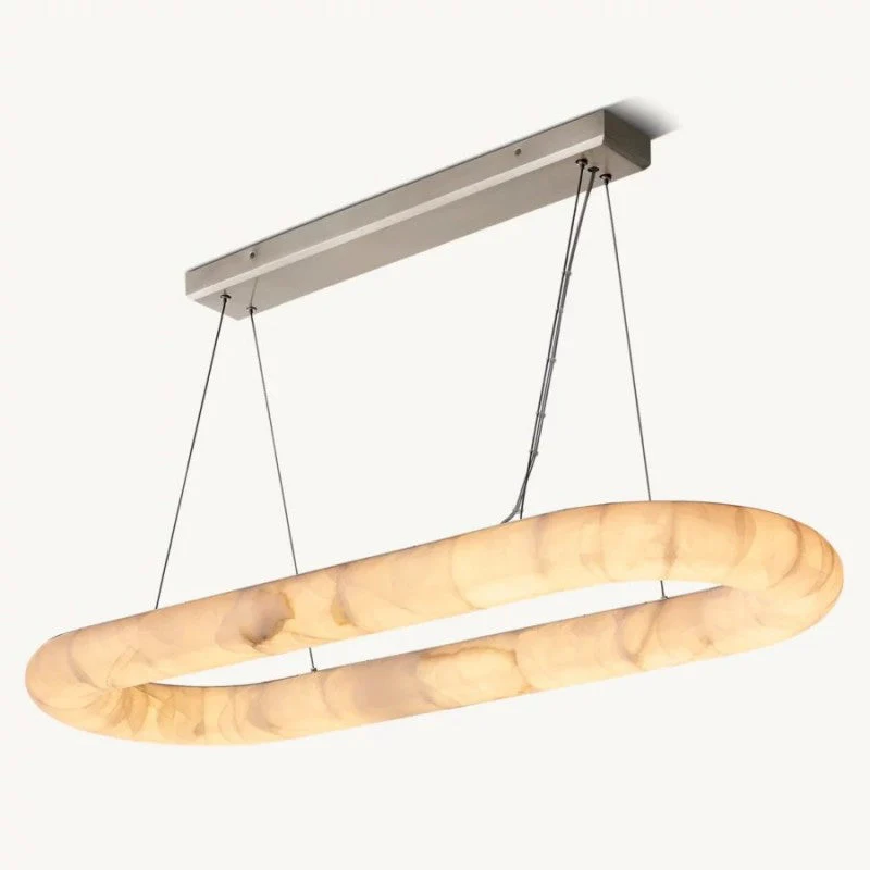 Rivage Lisse Oval Chandelier 57″ - Image 3