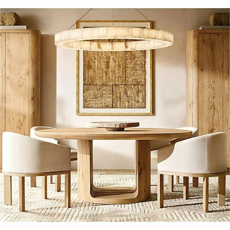 Rivage Round Calcite Chandelier 31" - Image 7