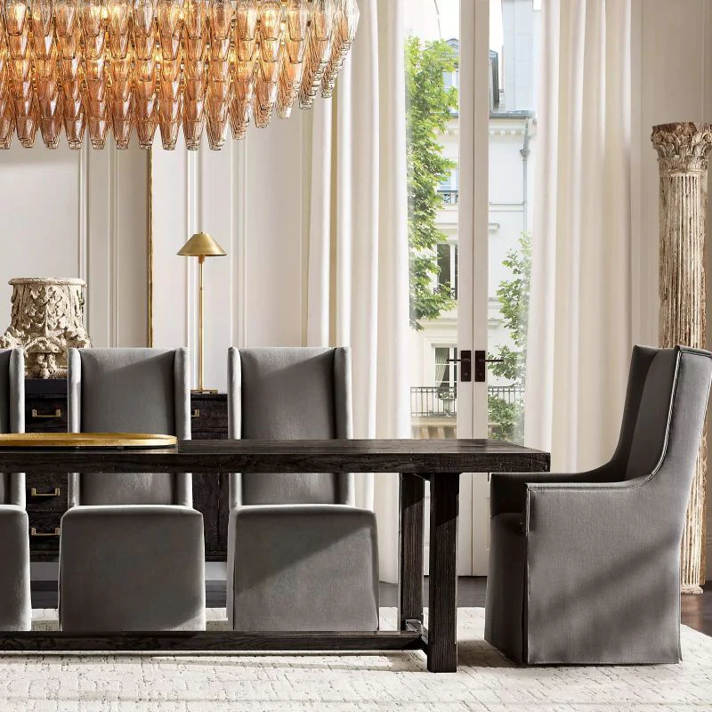 Rivelyn Crystal Tiered Rectangular Chandelier 74" - Image 5