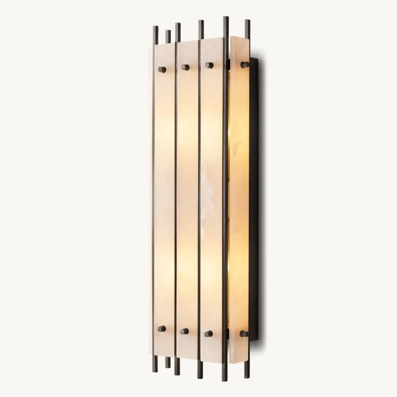 Mearin Alabaster Grand Rectangular Sconce - Image 5