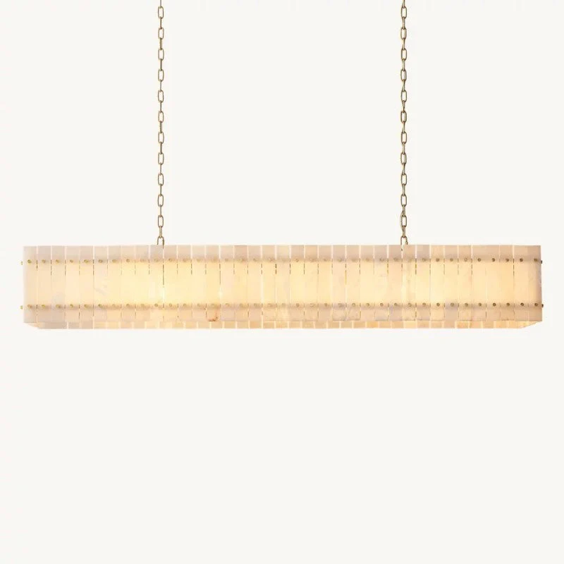 Mearin Alabaster Linear Chandelier 72" - Image 8