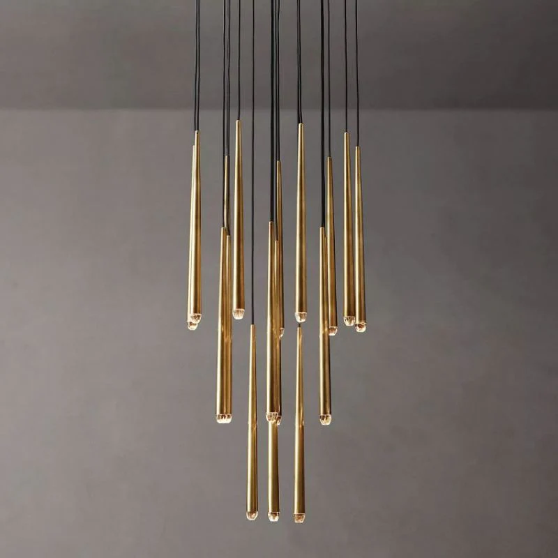 Seylin Shower Round Tapered Tubular Chandelier 30" - Image 5