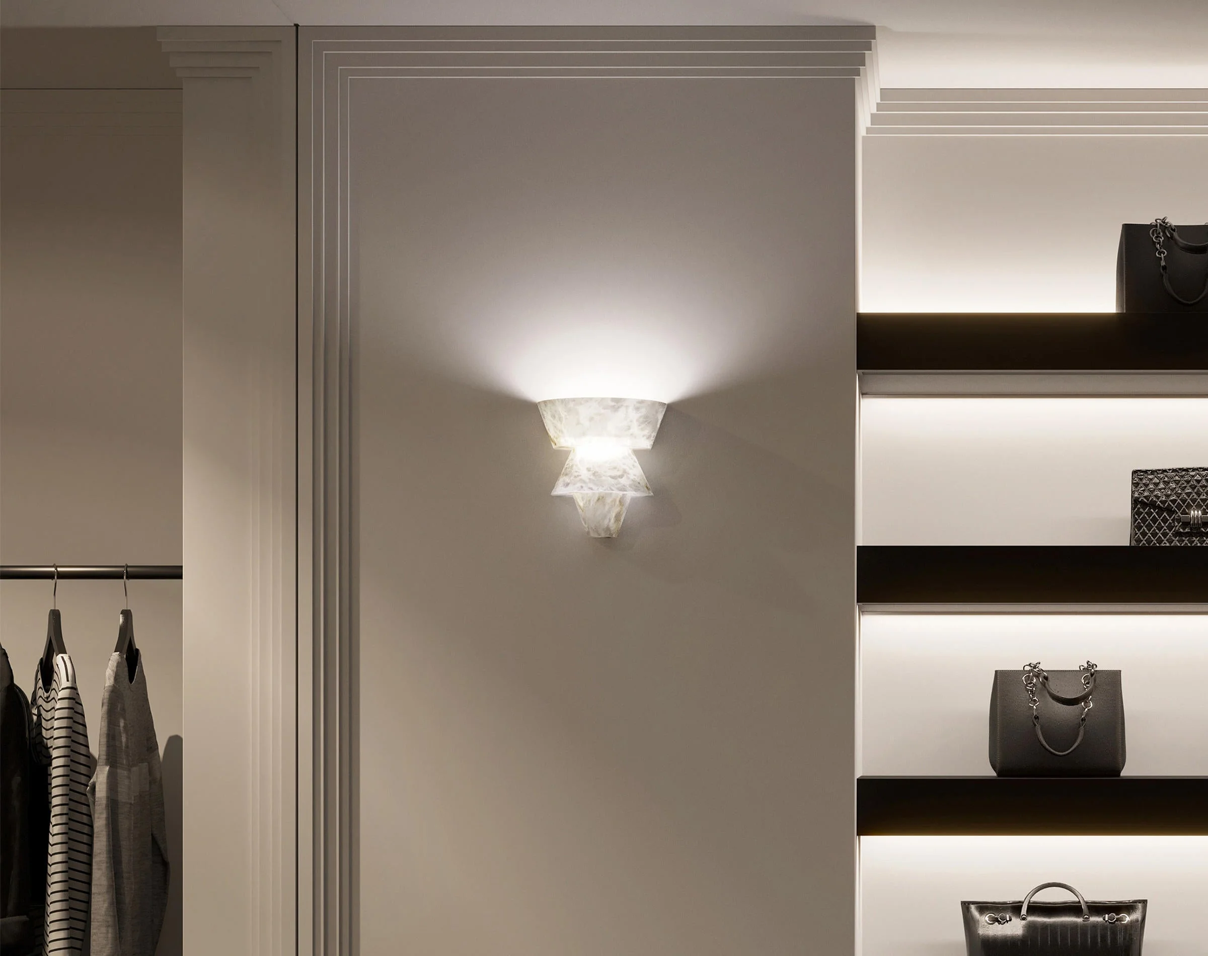 Suri Alabaster Wall Sconce - Image 4