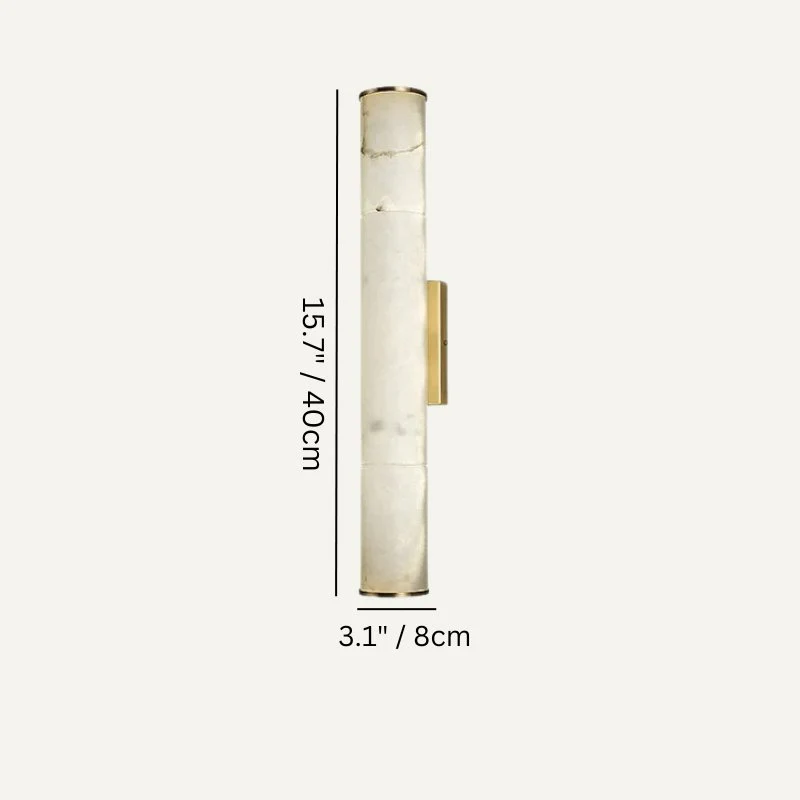 Sylvia Alabaster Wall Sconce - Image 8