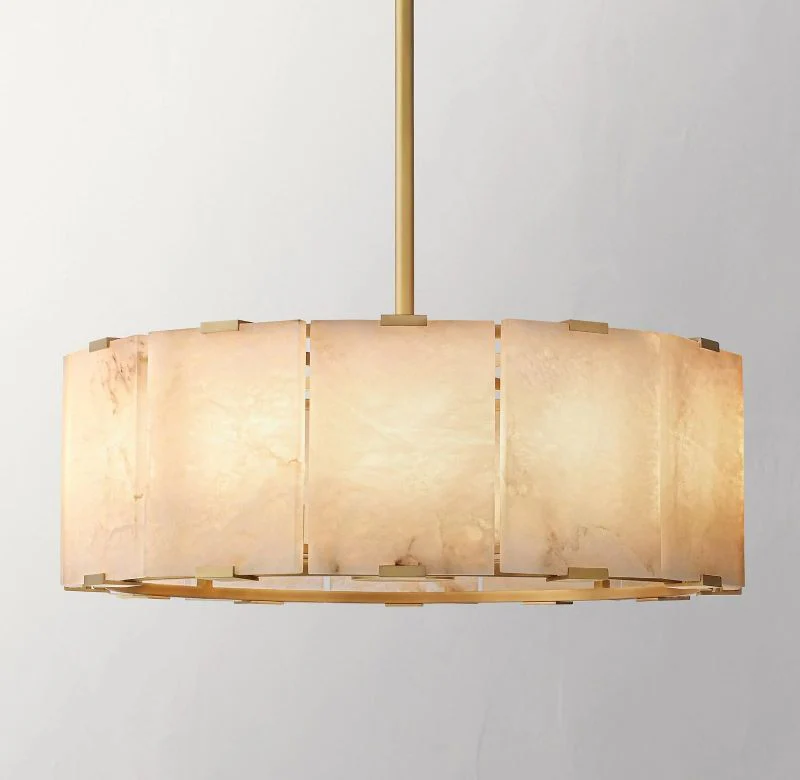 Tam Round Alabaster Chandelier - Image 3