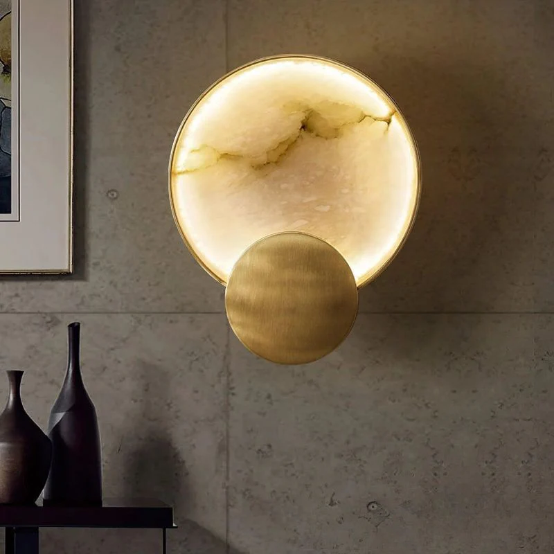 Terre Sve Alabaster Wall Sconce - Image 2