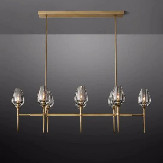 Tulip Series Glass Chandelier - Image 16