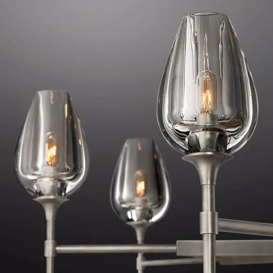Tulip Series Glass Chandelier - Image 28