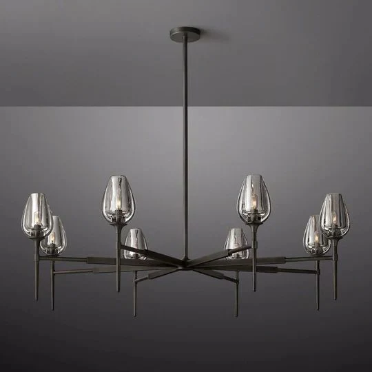 Tulip Series Glass Chandelier - Image 30