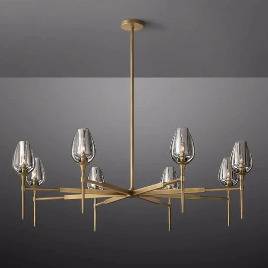 Tulip Series Glass Chandelier - Image 31