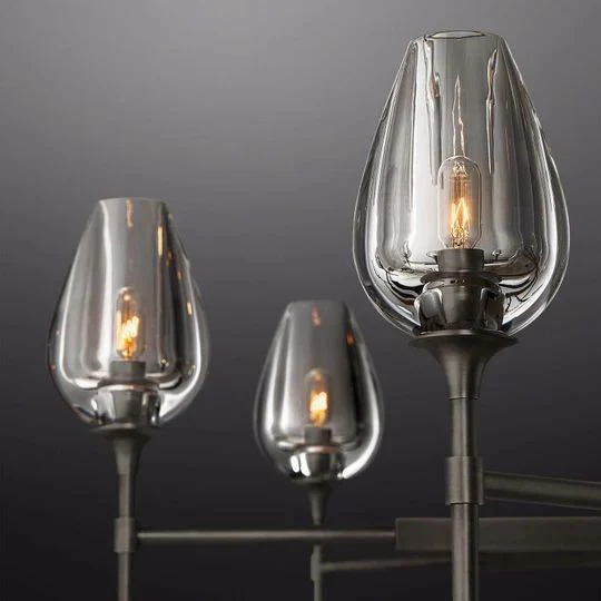 Tulip Series Glass Chandelier - Image 51
