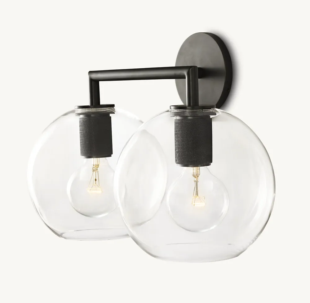 Utilitaire Globe Double Wall Sconce - Image 4