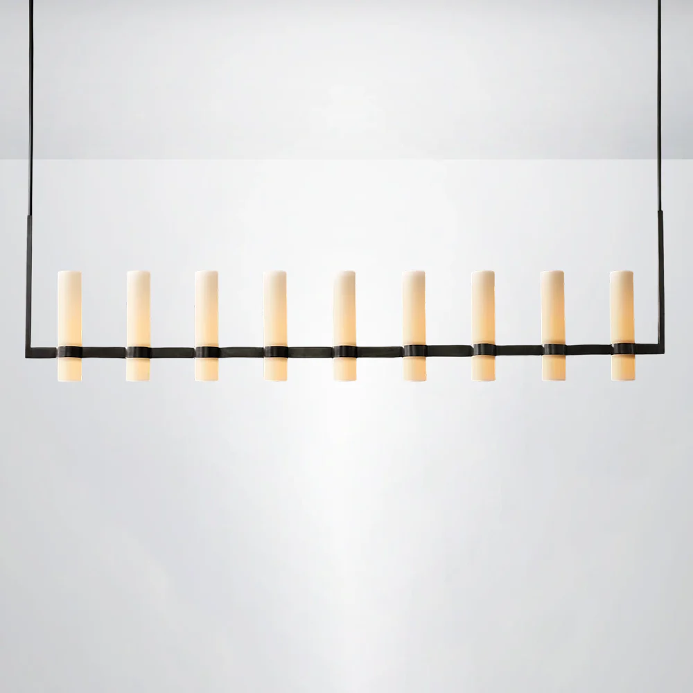 Vella Linear Glass Chandelier - Image 5