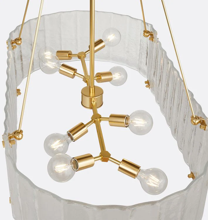 Willamette Glass Linear Chandelier 48'' - Image 15